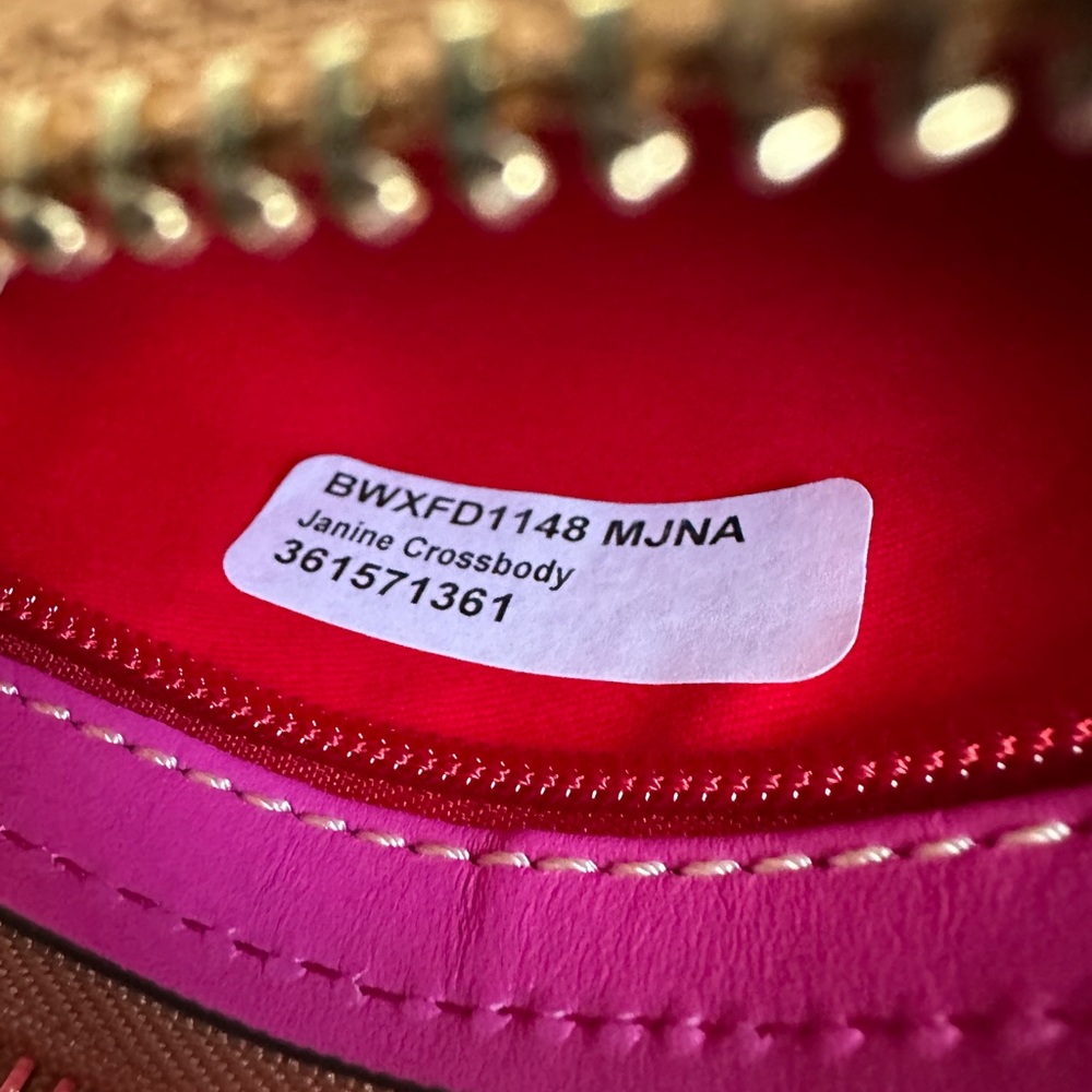 Dooney & Bourke Janine Pink Crossbody - Picture 6 of 8